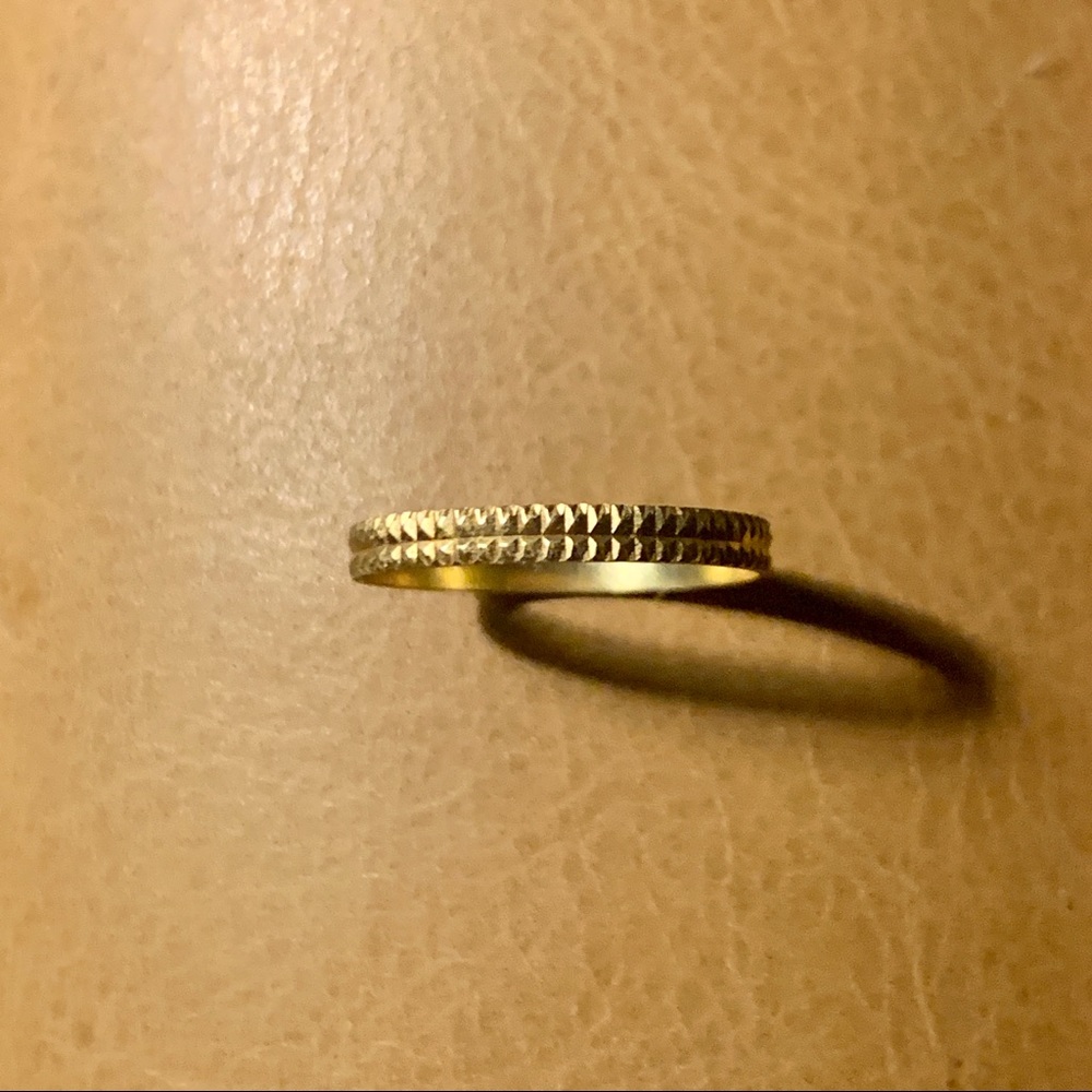 Vintage 18k Gold Milor Italian Ring Stacking Stackable YG - Picture 1 of 2